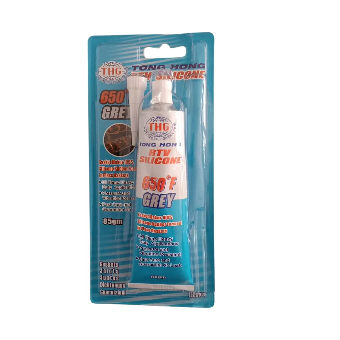 SILICONA GRIS ALTA TEMPERATURA 343° UNIVERSAL 85g
